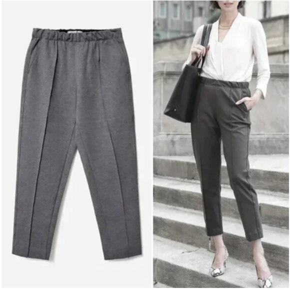 Everlane Pants - Everlane The Dream‎ Pant Trouser Knit | Heathered Charcoal Gray| S
